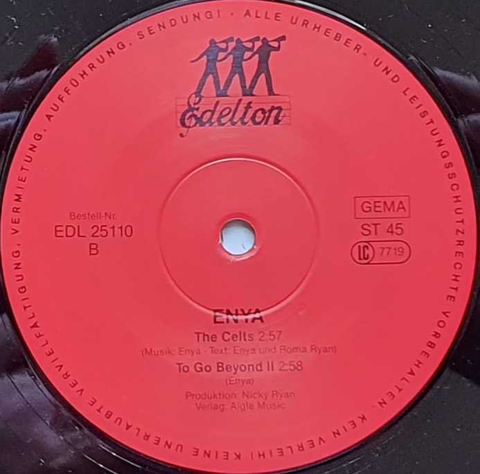 EDL 2511-0 I want tomorrow (The Celts) Enya from the BBC records and Tapes library Label